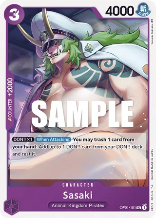 Sasaki #OP01-101 · Romance Dawn One Piece card