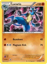 Lucario · Fates Collide Pokémon card