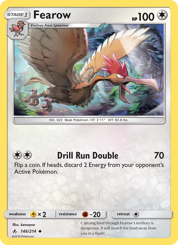 Fearow full card art
