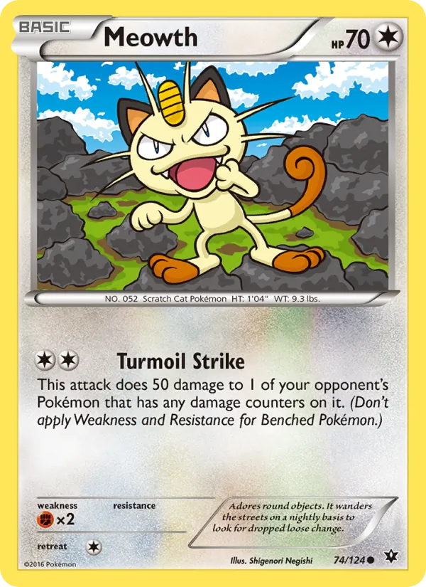 Meowth full card art
