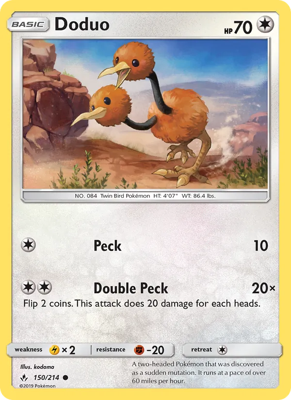 Doduo full card art