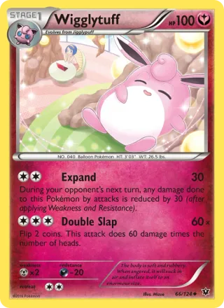 Wigglytuff #66 · Fates Collide Pokémon card