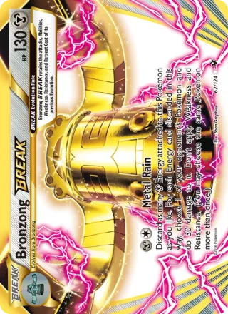 Bronzong BREAK #62 · Fates Collide Pokémon card