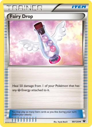 Fairy Drop #99 · Fates Collide Pokémon card