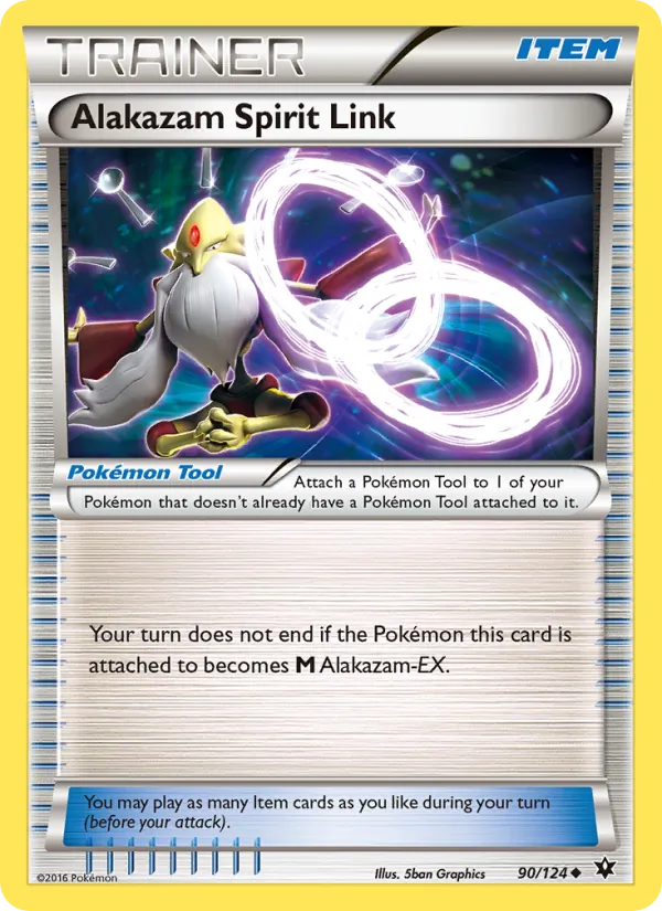 Alakazam Spirit Link full card art