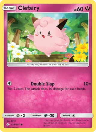 Clefairy #132 · Unbroken Bonds Pokémon card