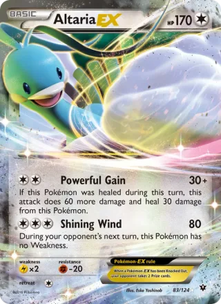 Altaria EX #83 · Fates Collide Pokémon card