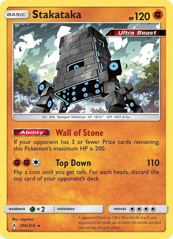 Stakataka full card art