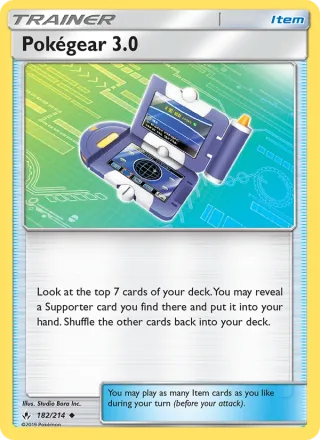 Pokégear 3.0 #182 · Unbroken Bonds Pokémon card
