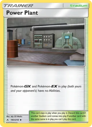 Power Plant #183 · Unbroken Bonds Pokémon card