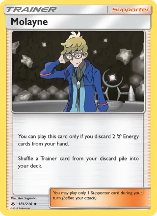 Molayne #181 · Unbroken Bonds Pokémon card