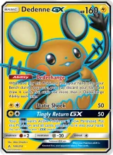 Dedenne GX · Unbroken Bonds Pokémon card