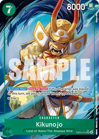 Kikunojo (Alternate Art) #EB04-012-alternate-art · The Azure Sea's Seven One Piece card