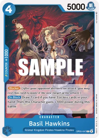 Basil Hawkins #OP05-047 · Awakening of the New Era: 1st Anniversary Tournament Cards One Piece card