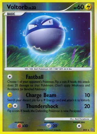 Voltorb #SH3 · Stormfront Pokémon card