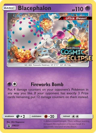 Blacephalon #SM221 · SM Black Star Promos Pokémon card