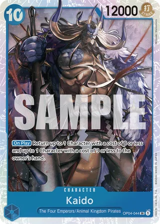 Kaido (Alternate Art) #OP04-044-alternate-art · Premium Booster -The Best- One Piece card