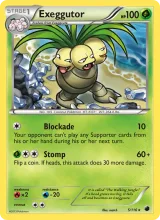 Exeggutor · Plasma Freeze Pokémon card