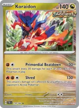 Koraidon · Temporal Forces Pokémon card