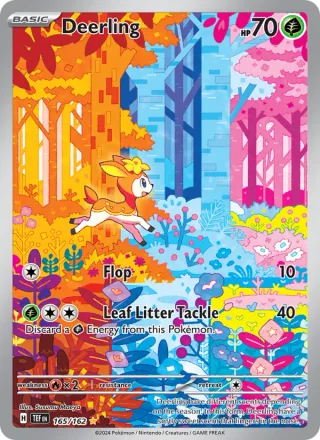 Deerling #165 · Temporal Forces Pokémon card