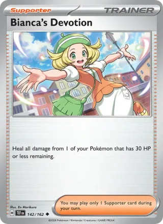 Bianca's Devotion #142 · Temporal Forces Pokémon card
