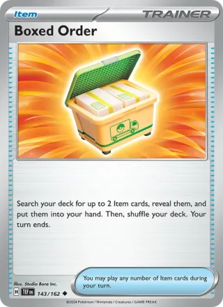 Boxed Order #143 · Temporal Forces Pokémon card