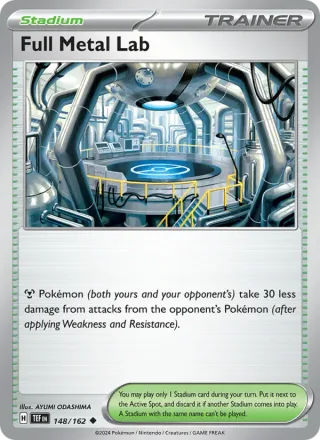 Full Metal Lab #148 · Temporal Forces Pokémon card