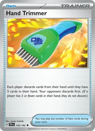Hand Trimmer #150 · Temporal Forces Pokémon card