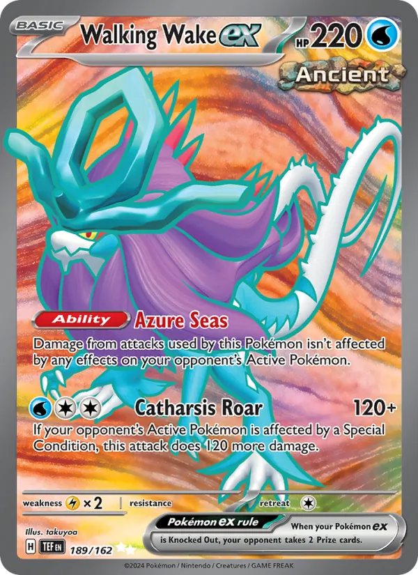 Walking Wake ex full card art