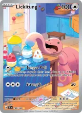 Lickitung · Temporal Forces Pokémon card