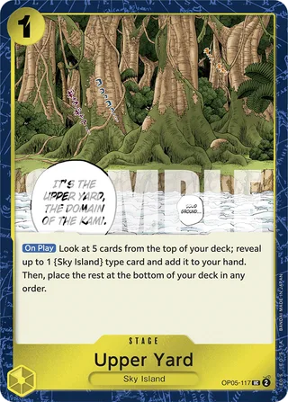 Upper Yard (Textured Foil) #OP05-117-textured-foil · Premium Booster -The Best- One Piece card