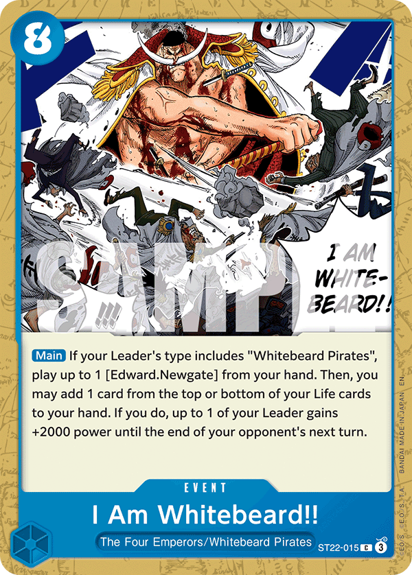 I Am Whitebeard!! full card art