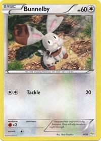 Bunnelby #4 · XY trainer Kit (Noivern) Pokémon card