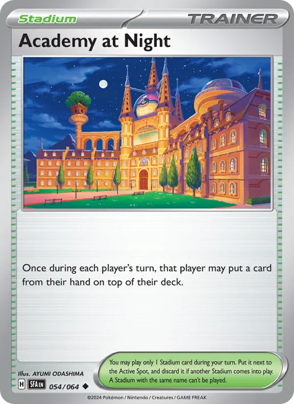 Academy at Night full card art