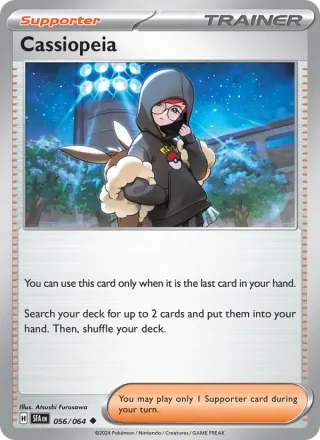 Cassiopeia #056 · Shrouded Fable Pokémon card