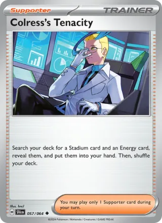 Colress's Tenacity #057 · Shrouded Fable Pokémon card
