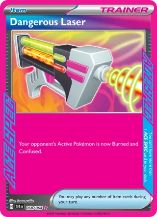 Dangerous Laser #058 · Shrouded Fable Pokémon card