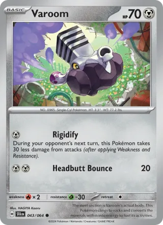Varoom #043 · Shrouded Fable Pokémon card