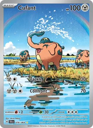 Cufant #076 · Shrouded Fable Pokémon card