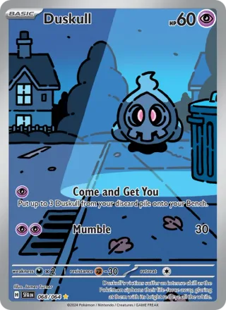 Duskull #068 · Shrouded Fable Pokémon card