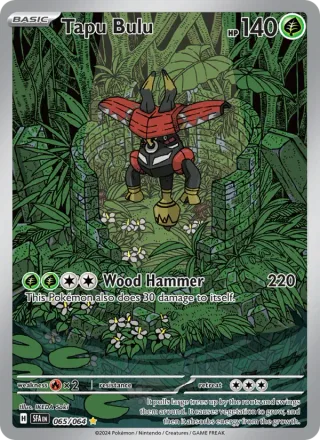 Tapu Bulu #065 · Shrouded Fable Pokémon card