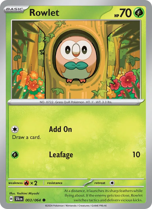 Rowlet full card art