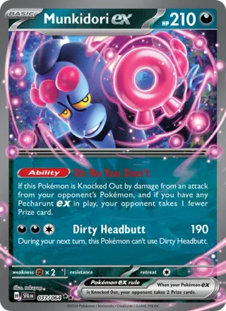 Munkidori ex #037 · Shrouded Fable Pokémon card