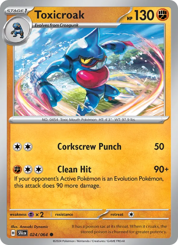 Toxicroak full card art