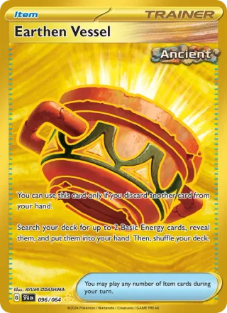 Earthen Vessel #096 · Shrouded Fable Pokémon card