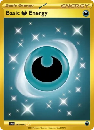 Basic Darkness Energy #098 · Shrouded Fable Pokémon card