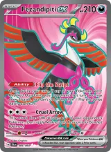 Fezandipiti ex · Shrouded Fable Pokémon card