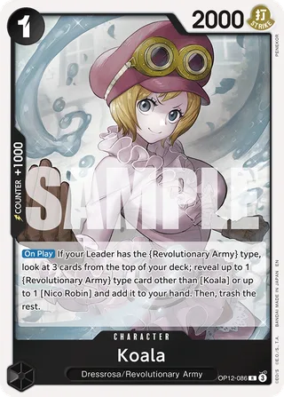 Koala #OP12-086 · Legacy of the Master One Piece card