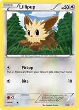 Lillipup · BW trainer Kit (Excadrill) Pokémon card