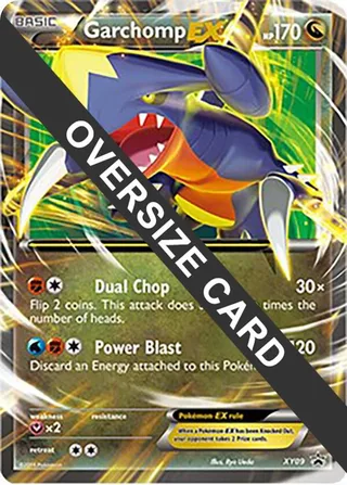 Garchomp EX - XY09 (XY Black Star Promo) #XY09 · Jumbo cards Pokémon card